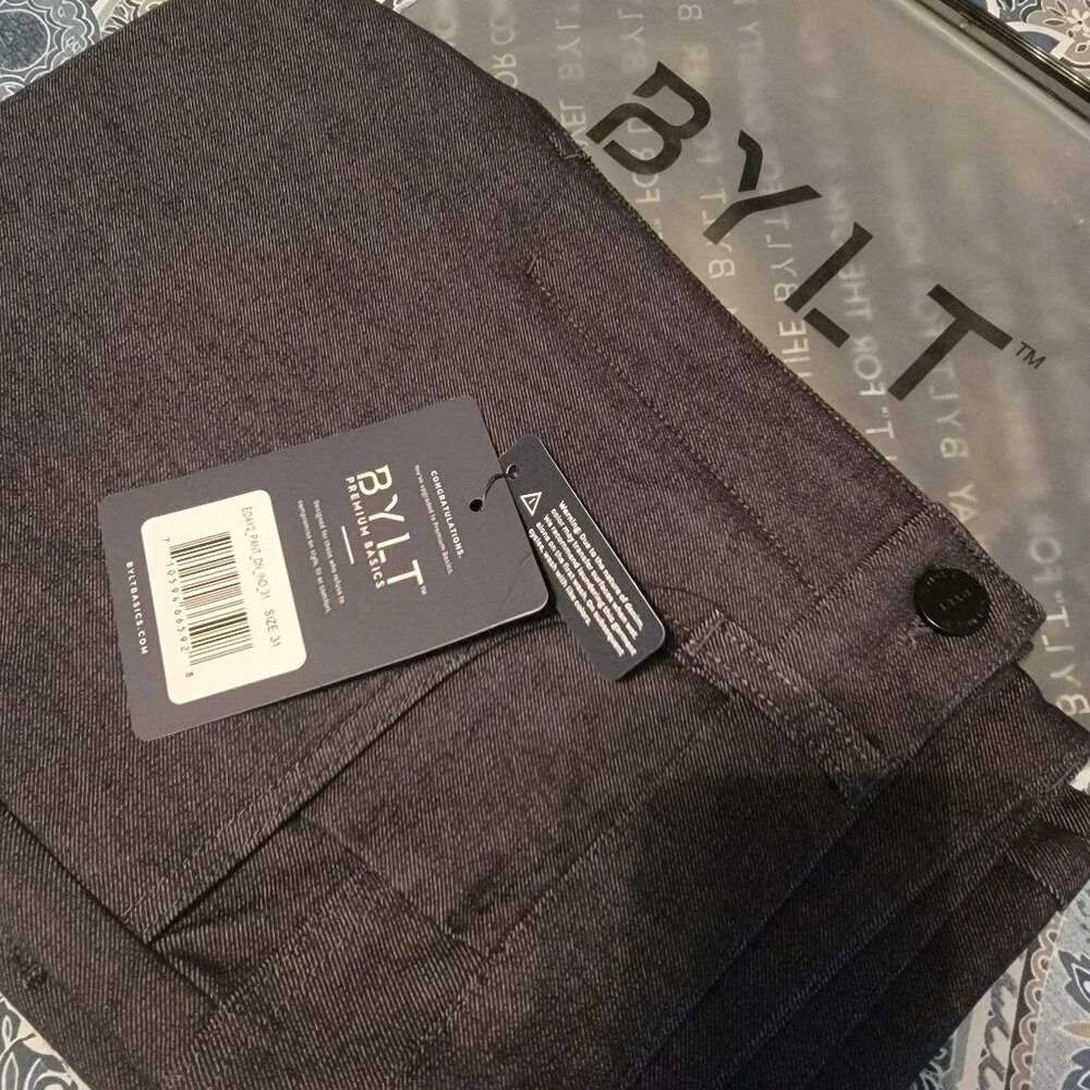 BYLT Basics Everyday Pants Taper Dark Color Men’s Size 31